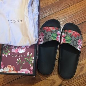 Gucci Floral Slides